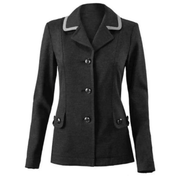CAbi Jackets & Blazers - CAbi Ponte Knit Button Blazer Jacket sz Small